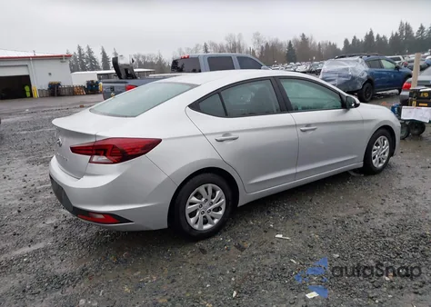 2019 Hyundai Elantra Se from USA, damaged, VIN 5NPD74LF2KH443678